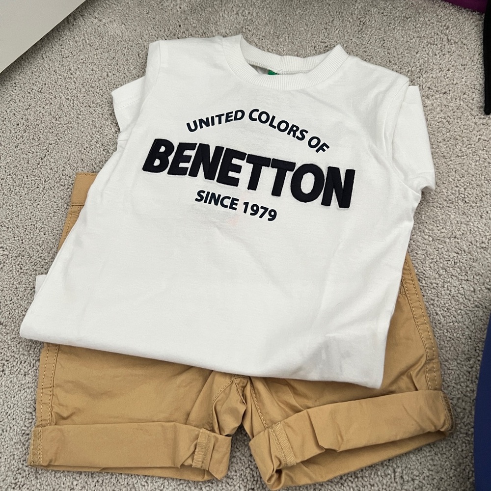 United colors of Benetton outfit toddler 1Y